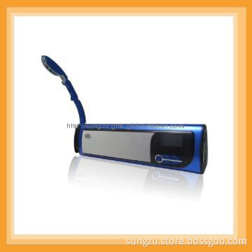 LED solar rechargeable flashlight FM Radio